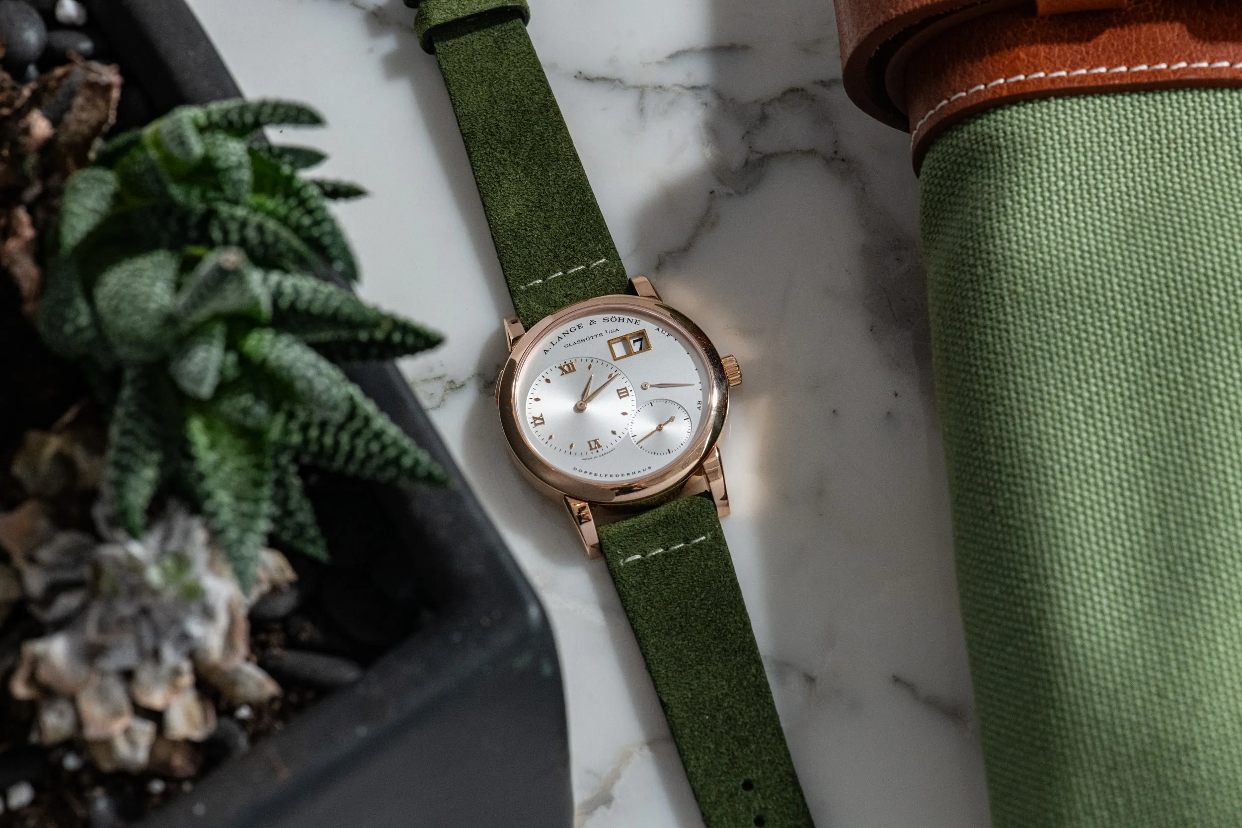 Montserrat Green II Suede Strap