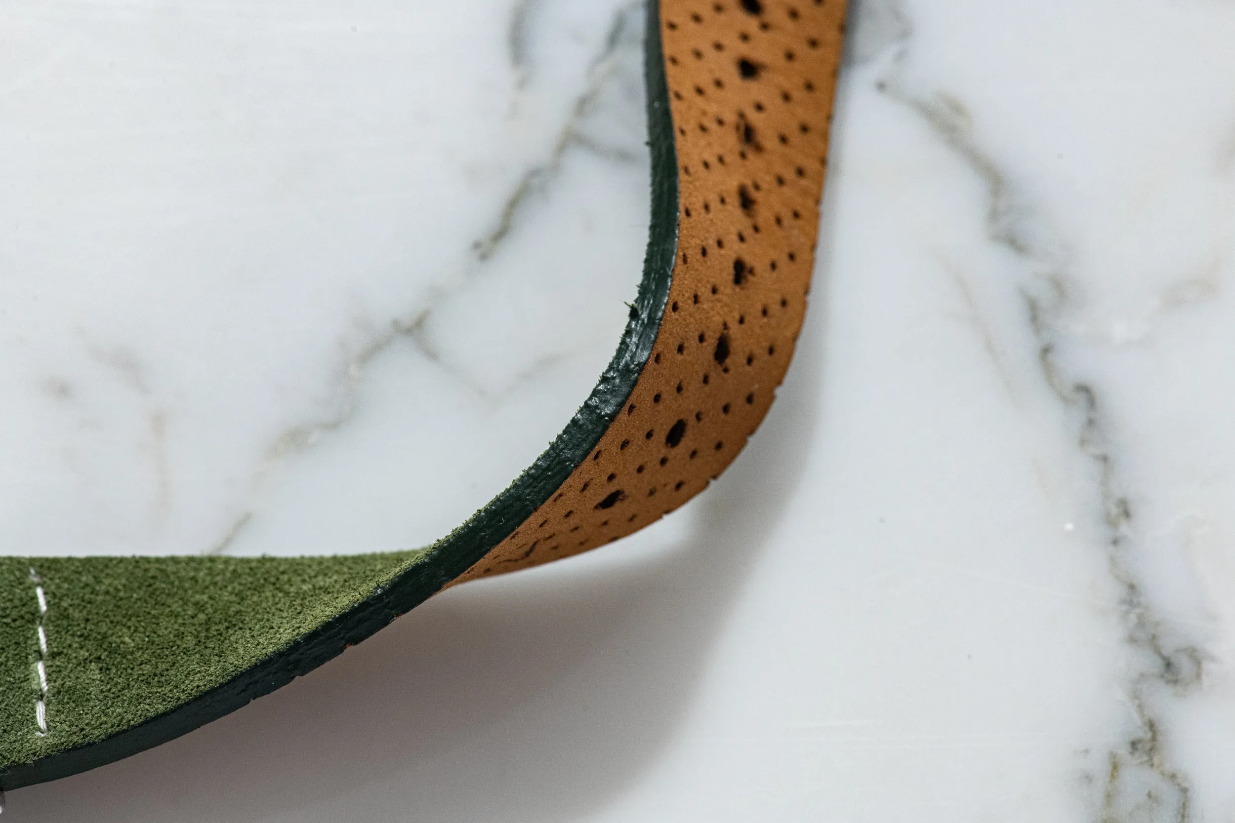 Montserrat Green II Suede Strap