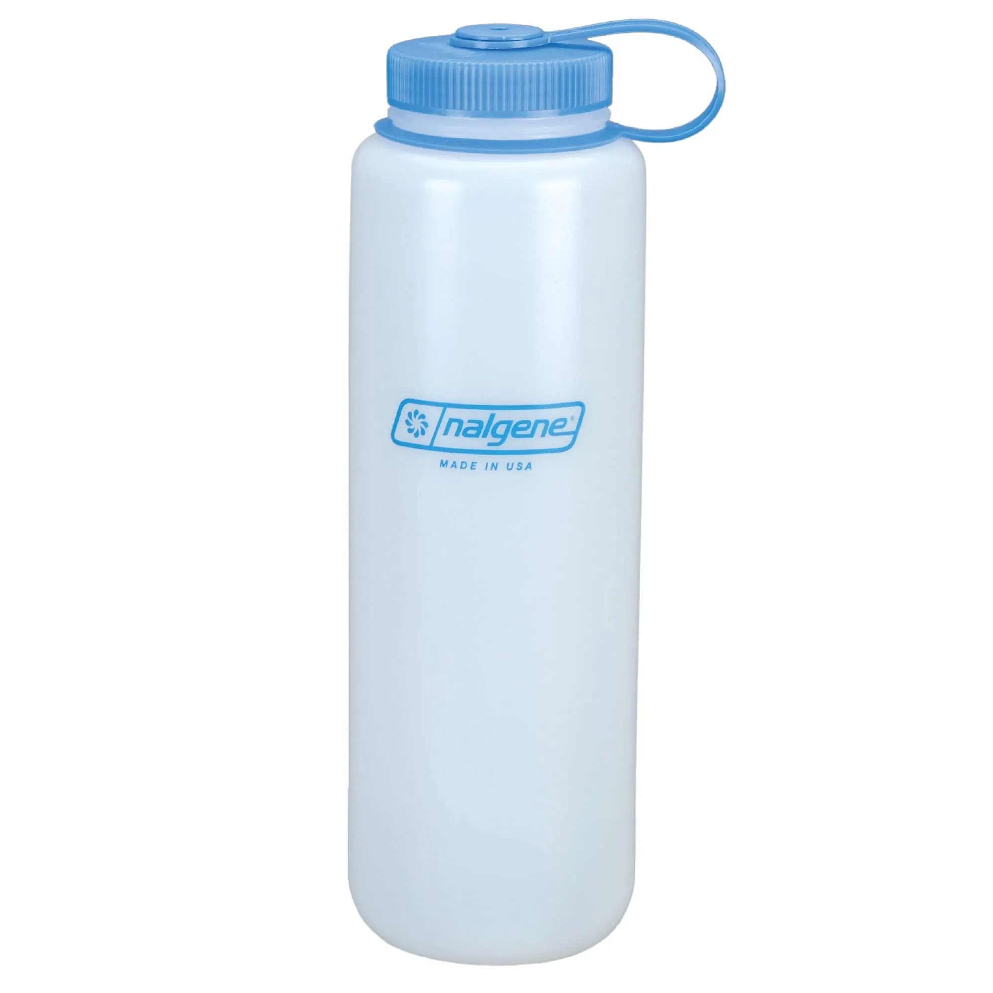 Nalgene Combo 48 oz GREY Silo Tritan Wide Mouth Hydration Bottle with Blue Ca...