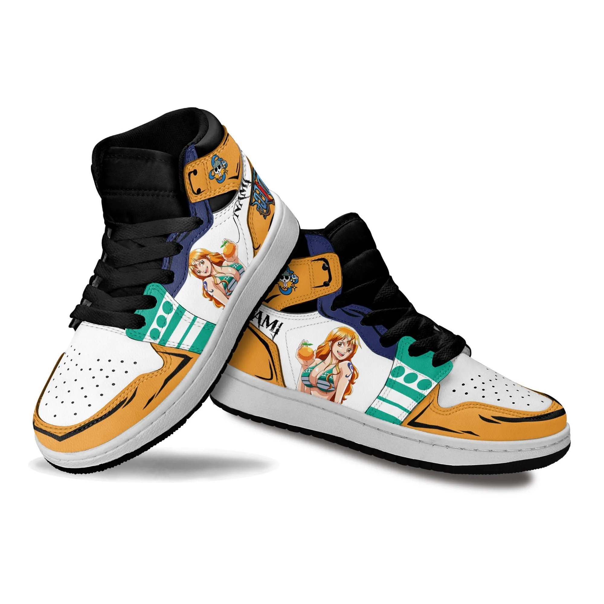 Nami Kids Sneakers Custom Anime OP Shoes For Kids