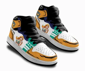 Nami Kids Sneakers Custom Anime OP Shoes For Kids