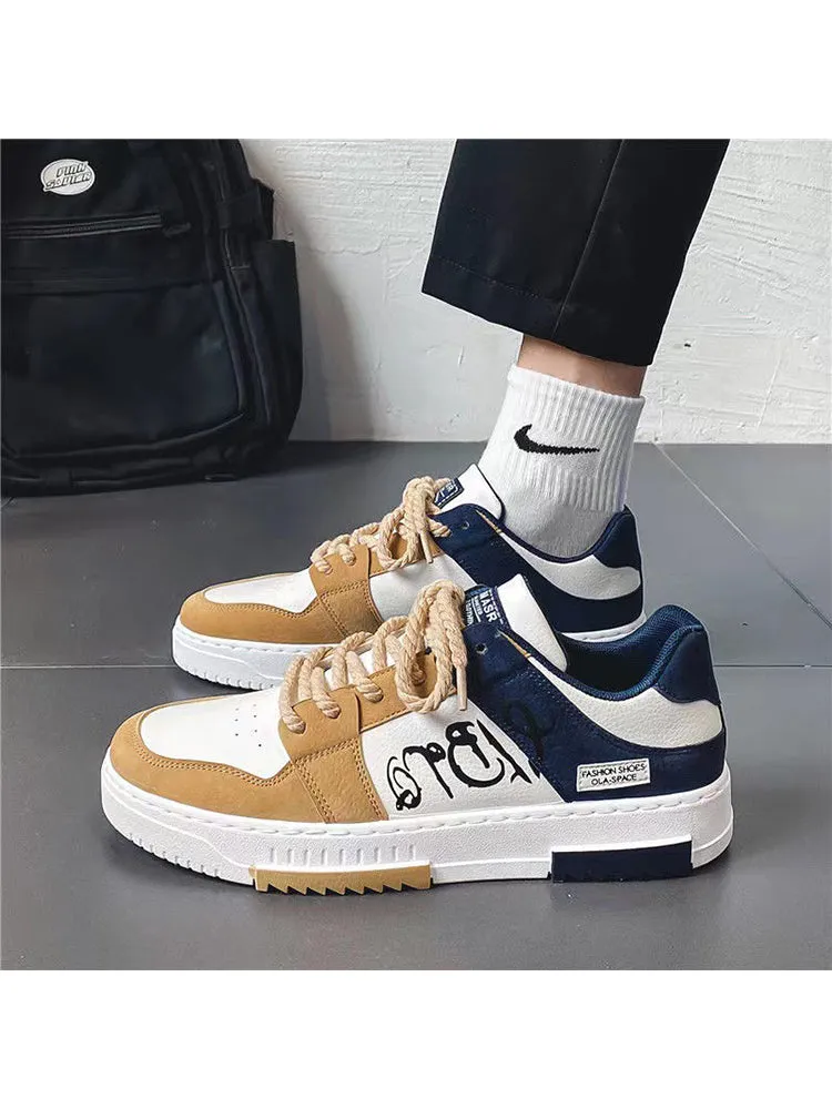 New Trendy All Match Sports Niche Design Casual Men'S Flat Shoes