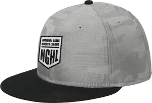 NGHL New Era Camo Flat Bill Snapback Cap