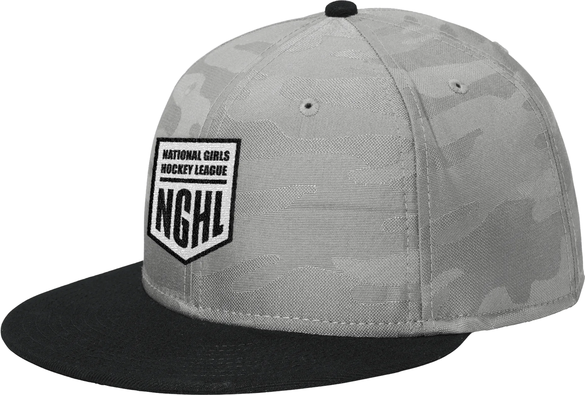 NGHL New Era Camo Flat Bill Snapback Cap