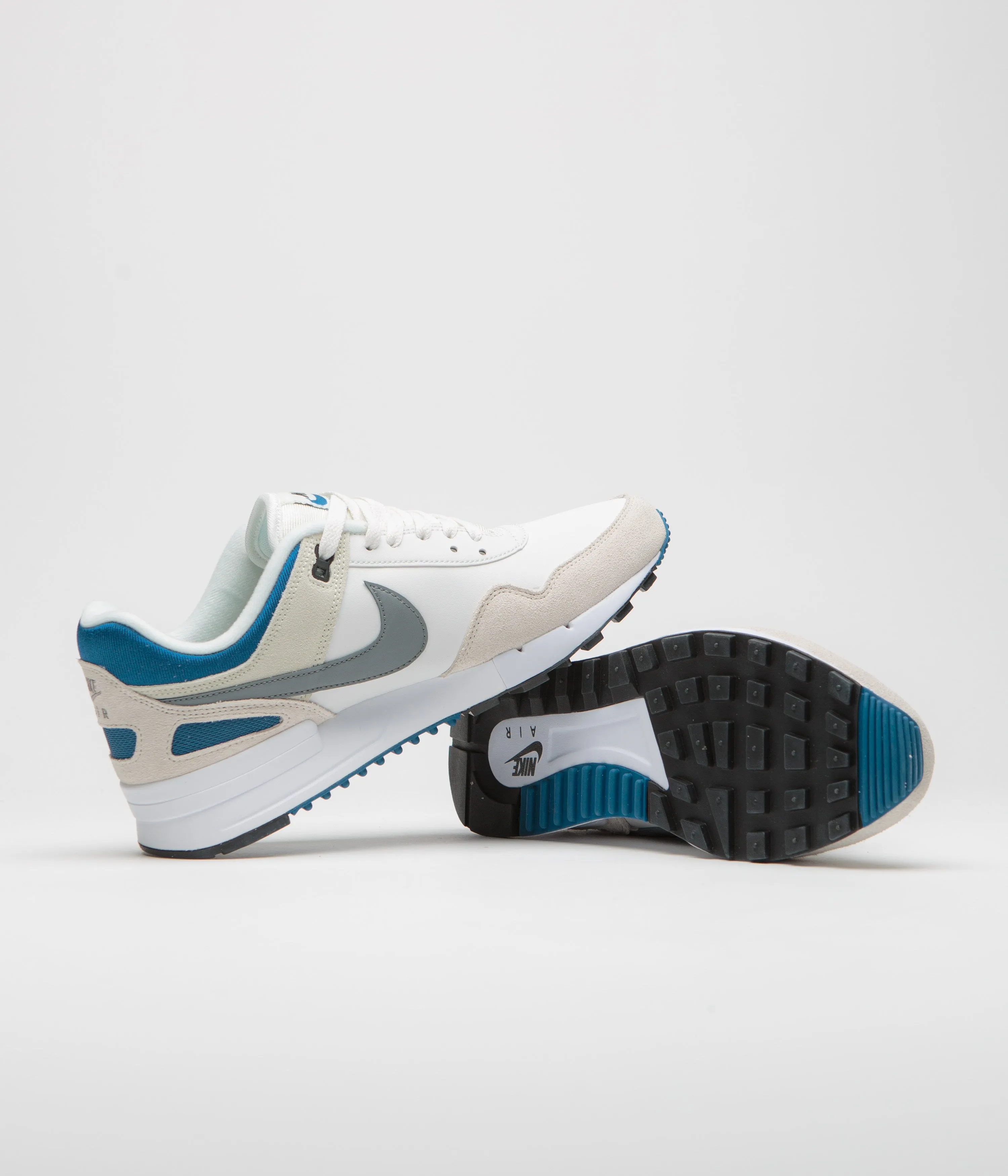 Nike Air Pegasus 89 Shoes - Summit White / Cool Grey - Industrial Blue