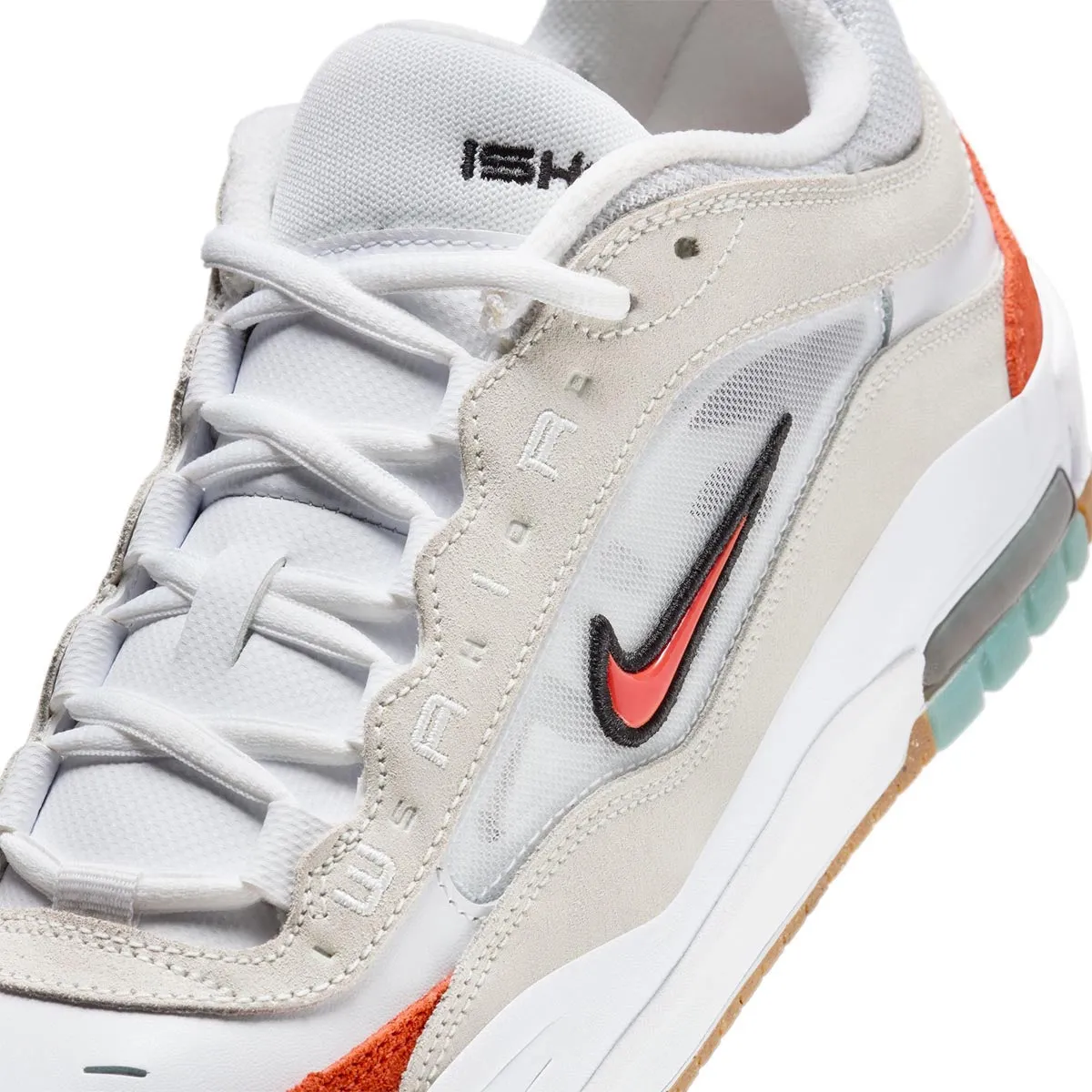 Nike SB - Ishod Air Max Shoes White/Orange-Summit White-Black