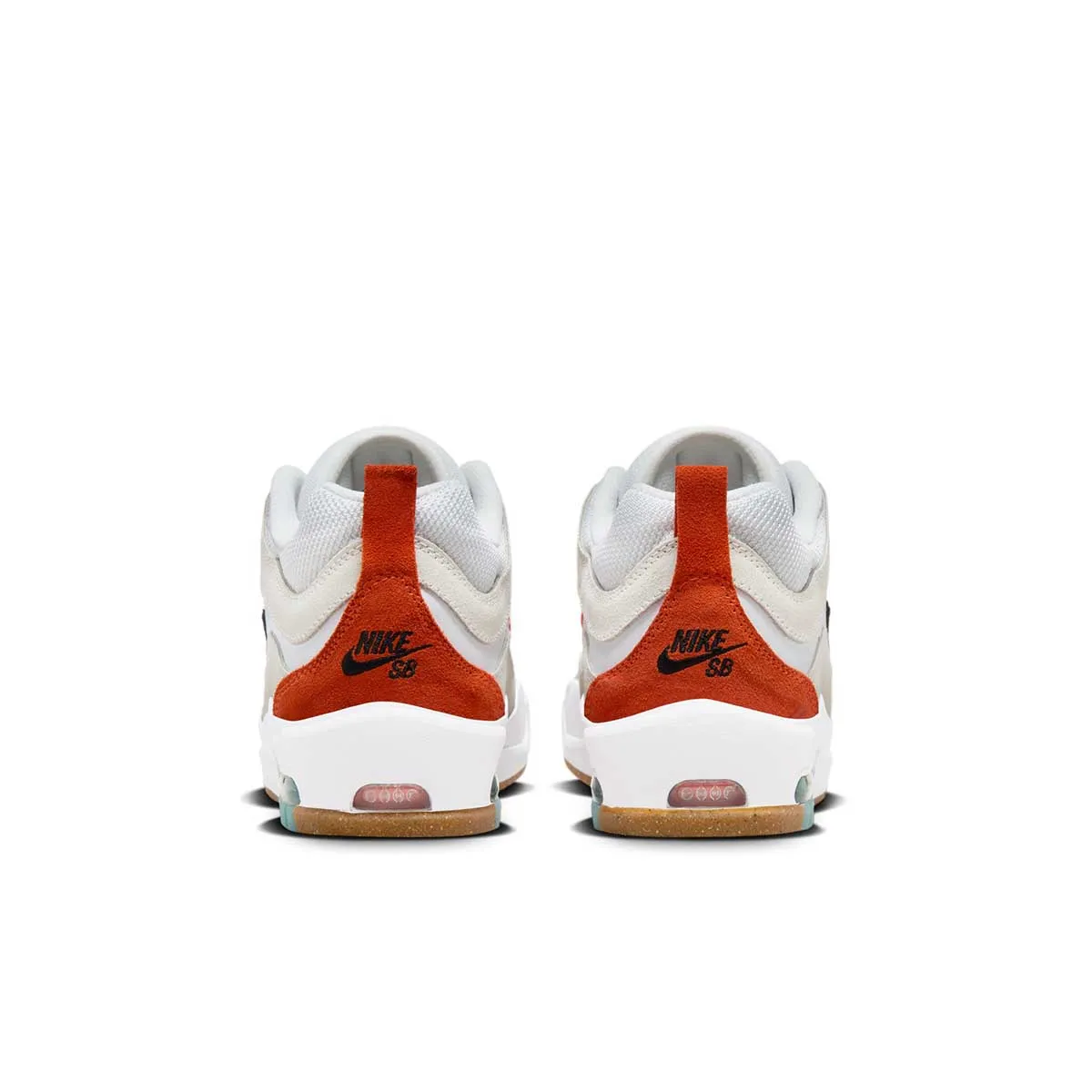 Nike SB - Ishod Air Max Shoes White/Orange-Summit White-Black