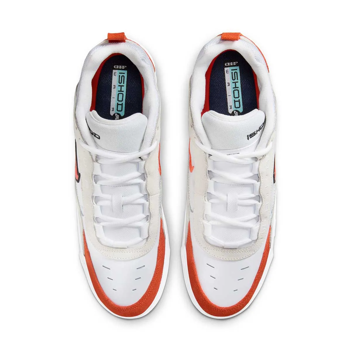 Nike SB - Ishod Air Max Shoes White/Orange-Summit White-Black