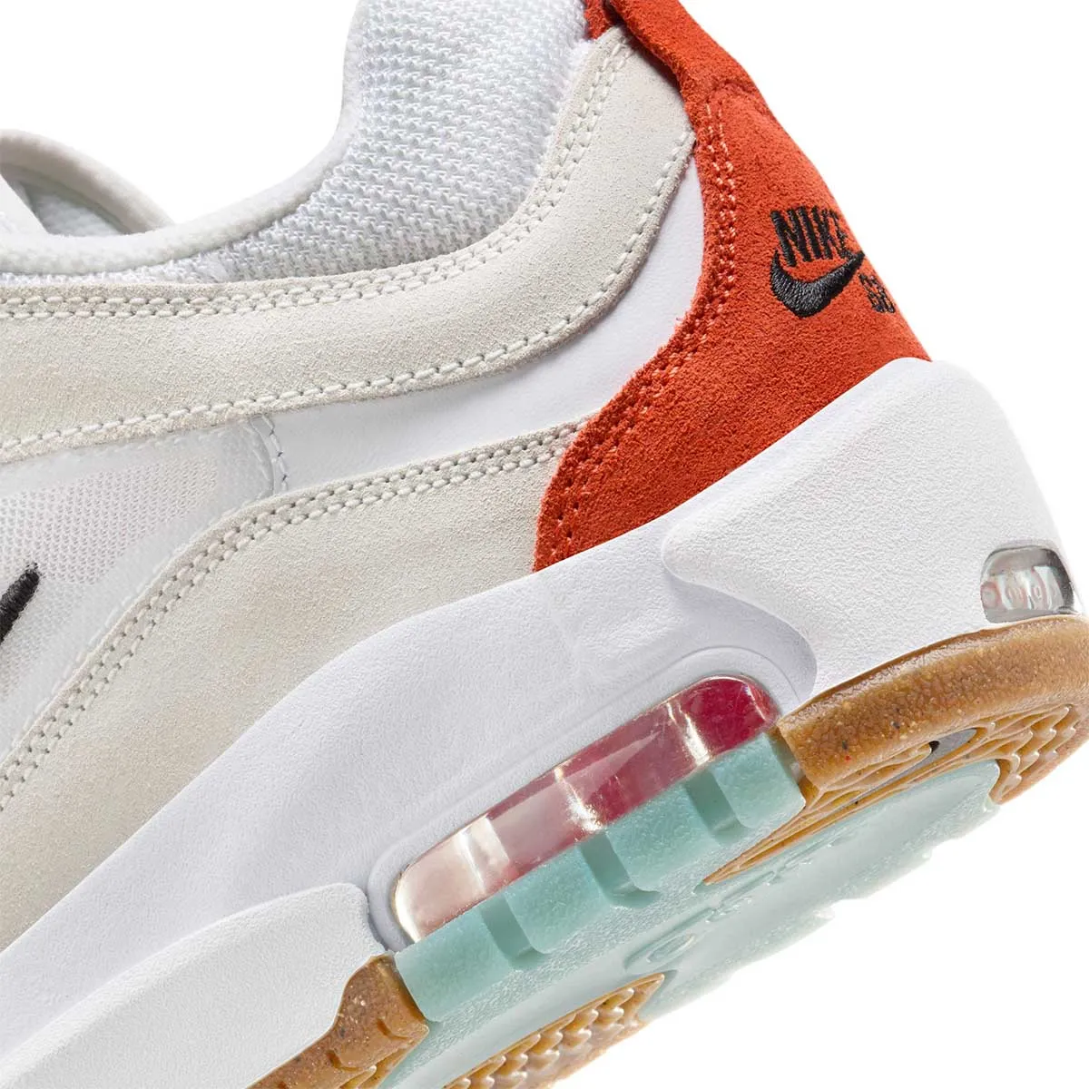 Nike SB - Ishod Air Max Shoes White/Orange-Summit White-Black