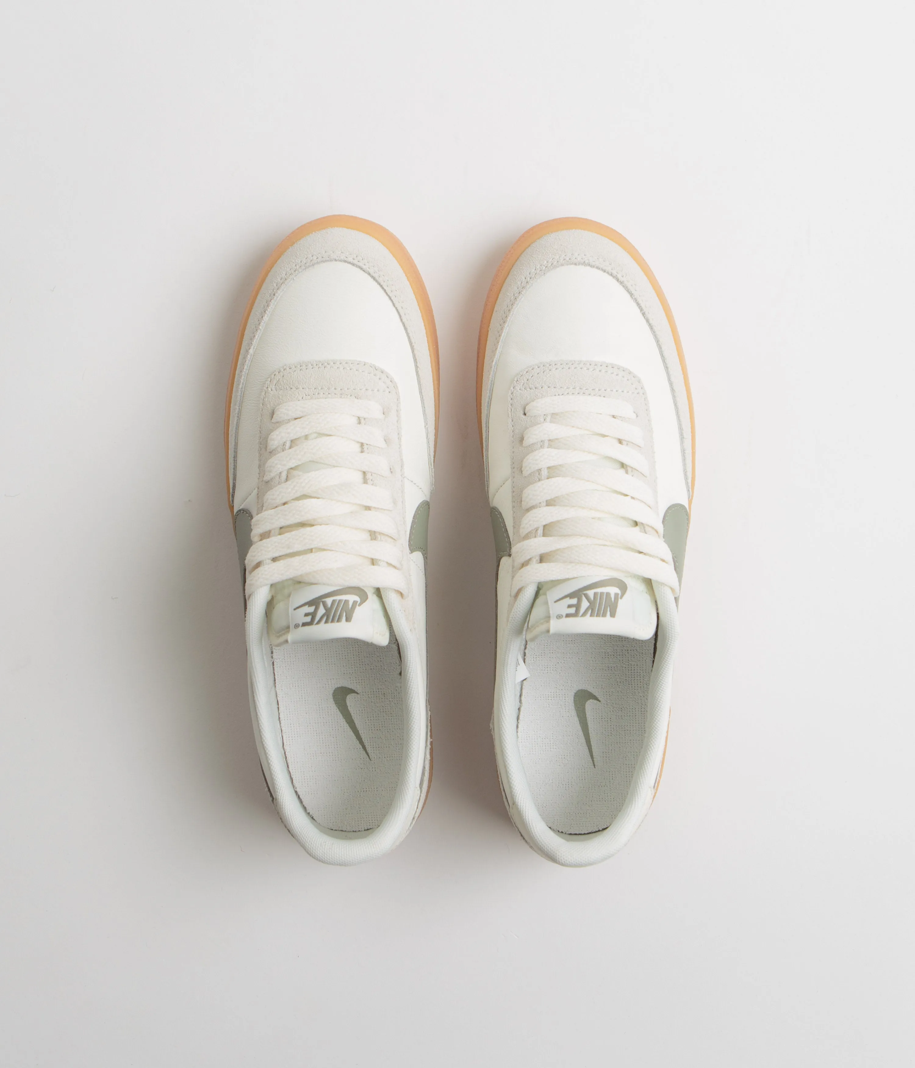 Nike Womens Killshot 2 Shoes - Sail / Light Army - Gum Yellow