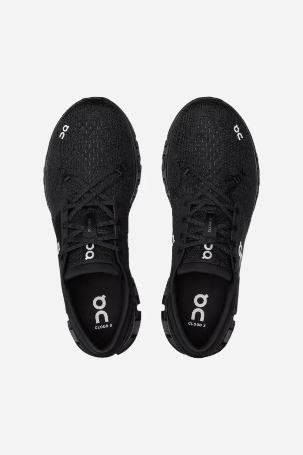 On Running Men's Cloud X 4 Sneakers in Black/Eclipse