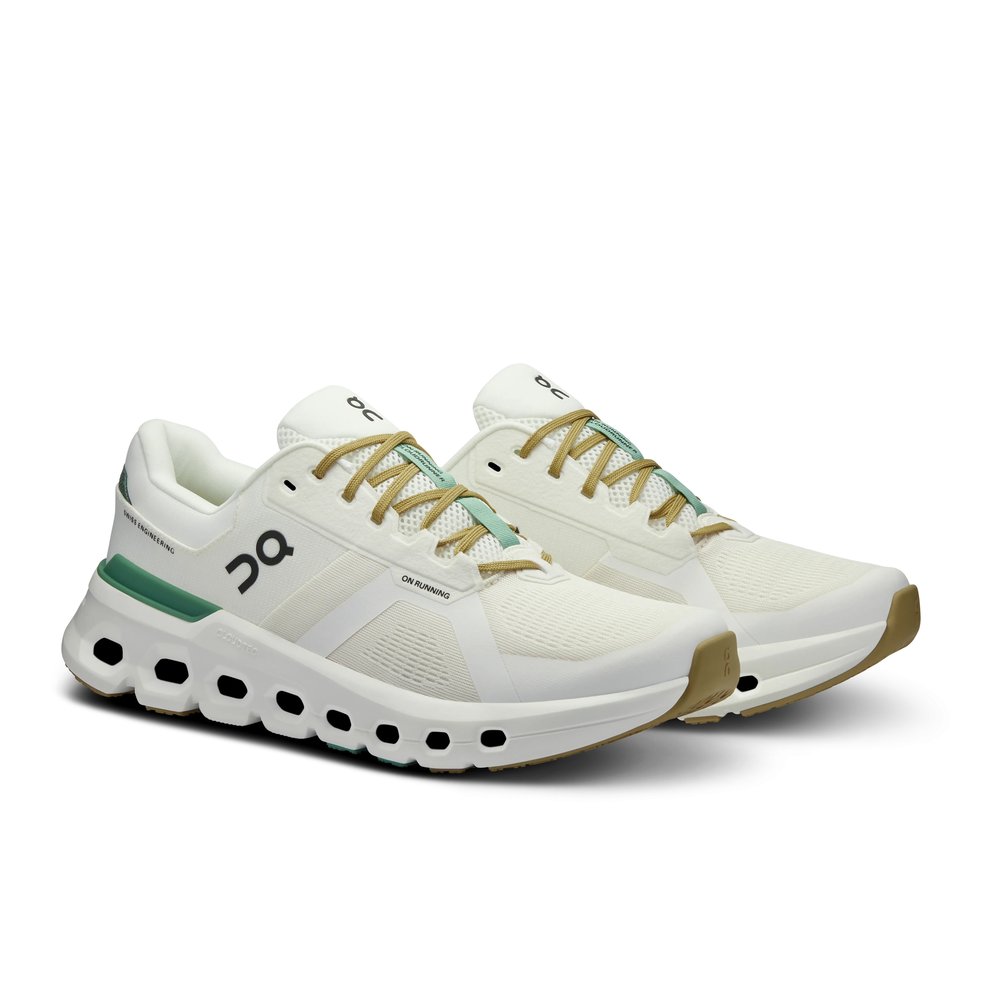 On Running Men's Cloudrunner 2 Shoes - Undyed / Green