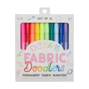 Ooly - 12 Marqueurs pour Tissu||Ooly - Fabric Doodlers Markers