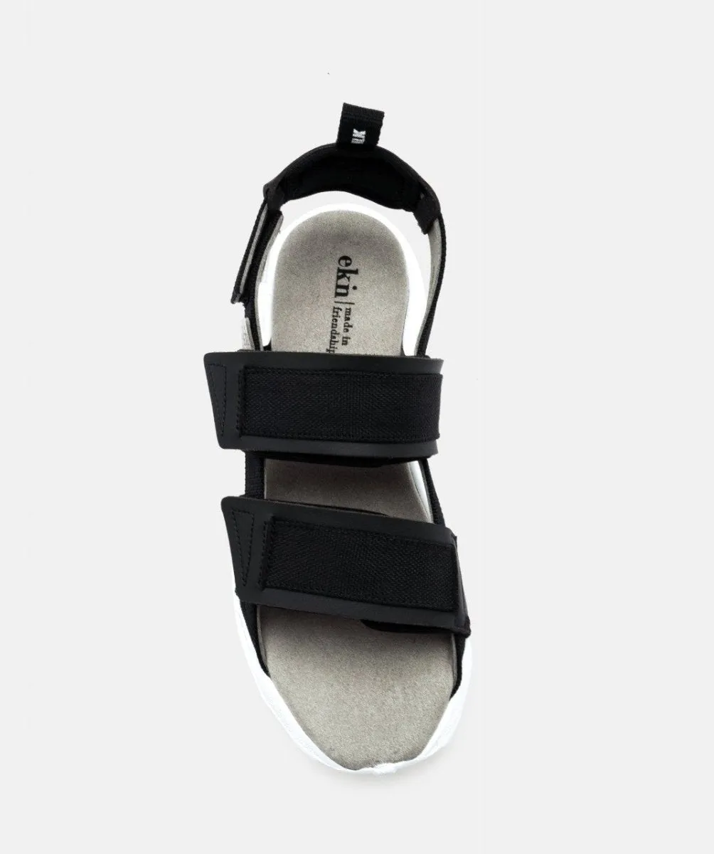 Peach Sandal | Black Vegan