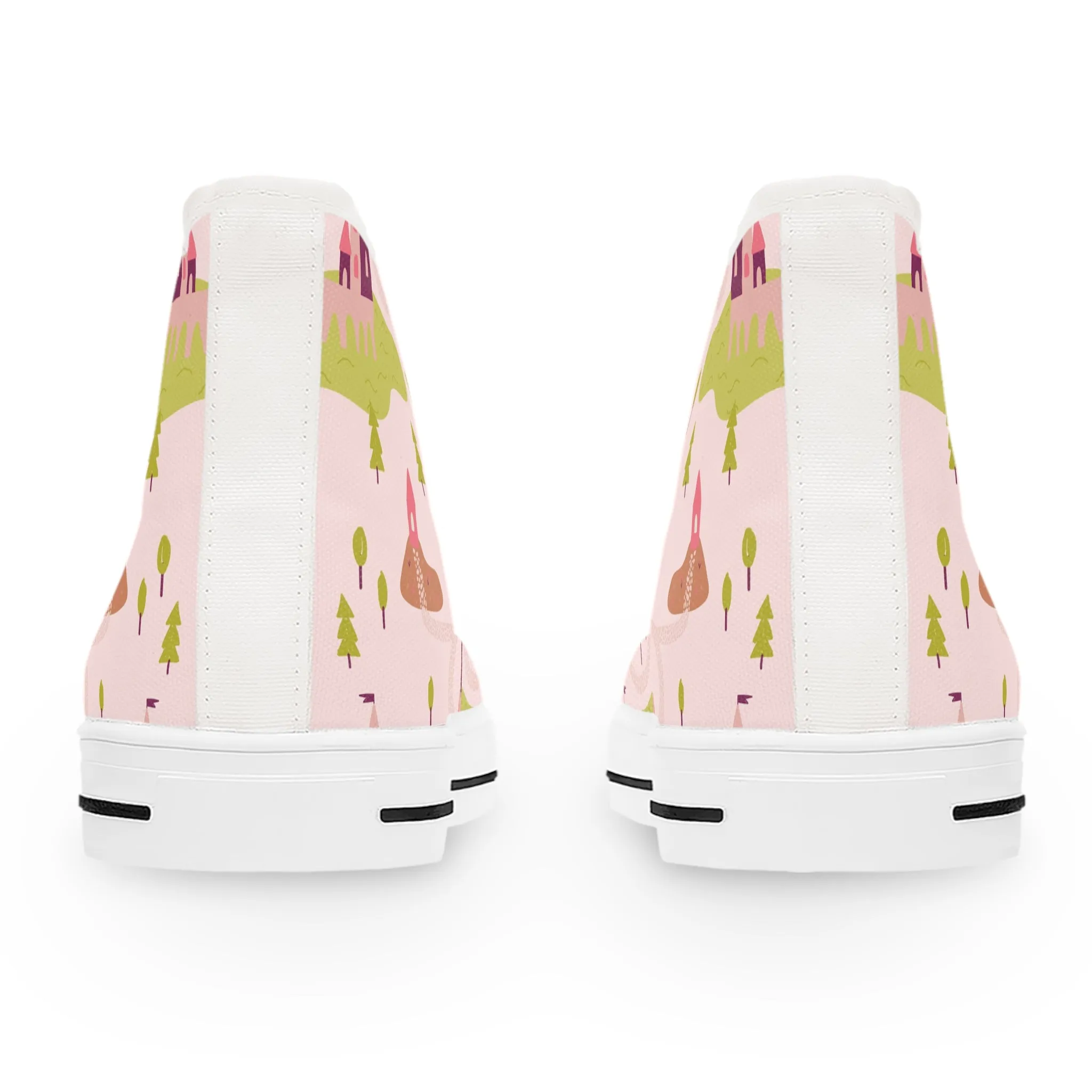 Pink Castle Women's High Top Sneakers