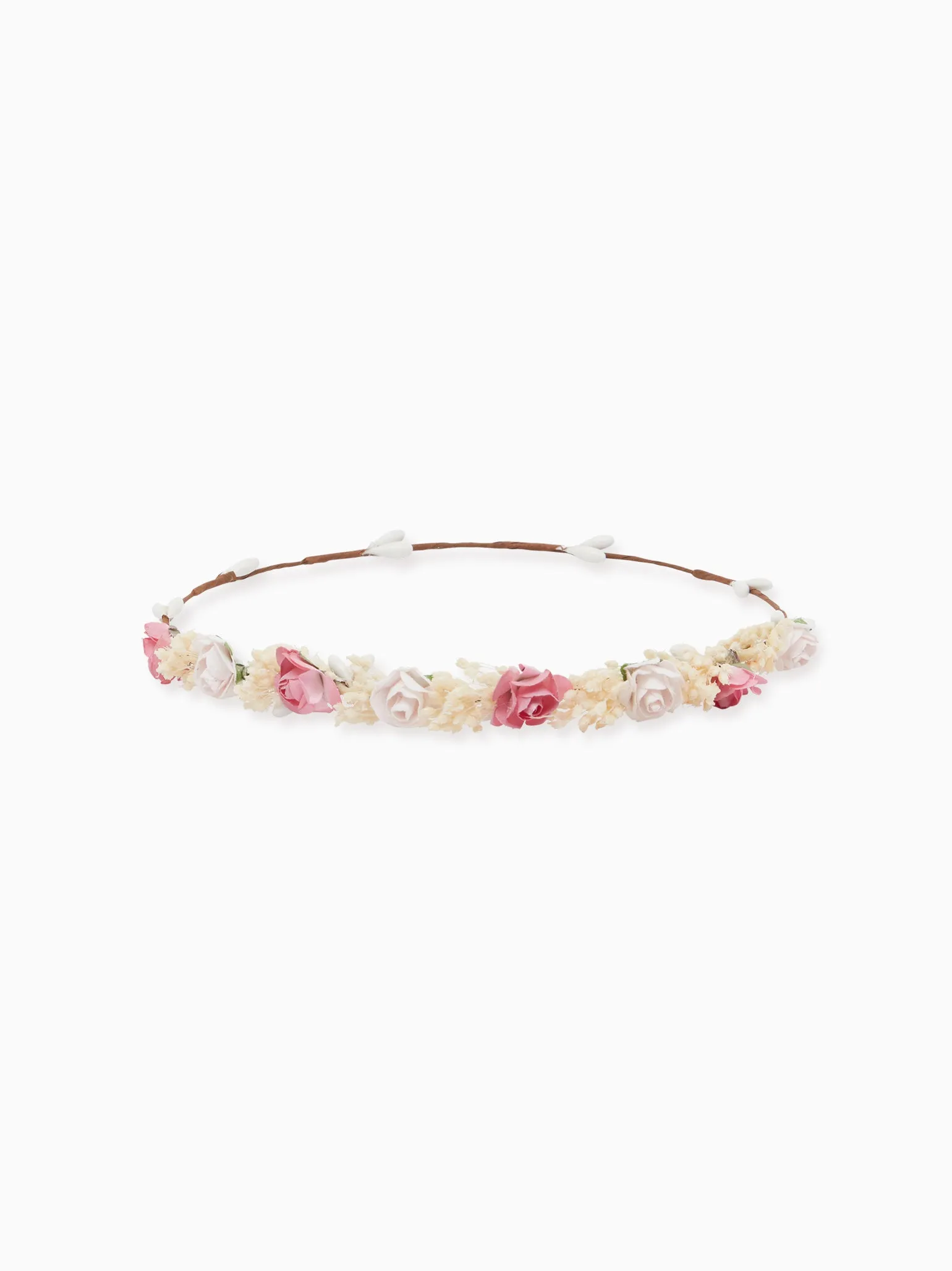 Pink Midi Floral Girl Hair Garland