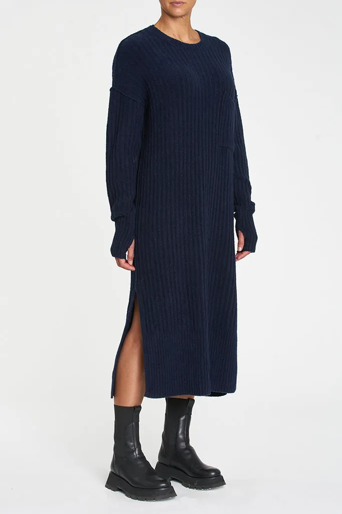 Pistola - Darya Crew Neck Dress - Navy *FINAL SALE