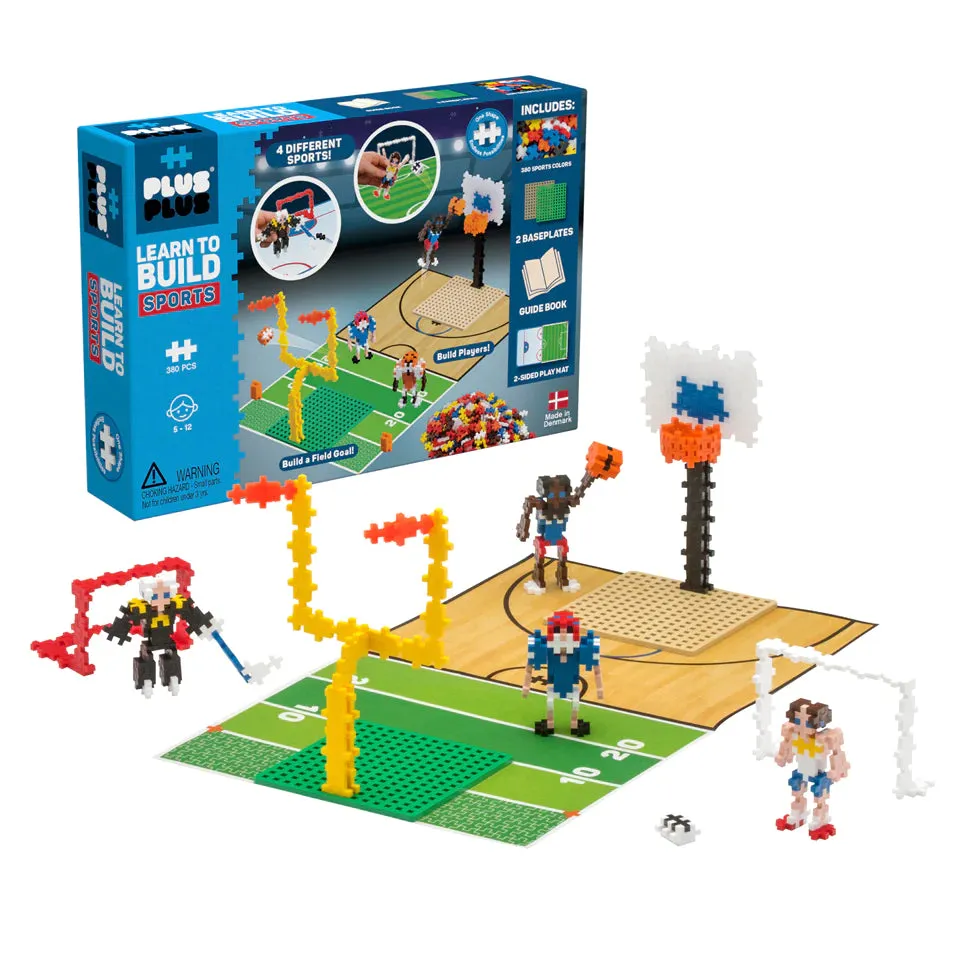 Plus-Plus Learn To Build: Sports