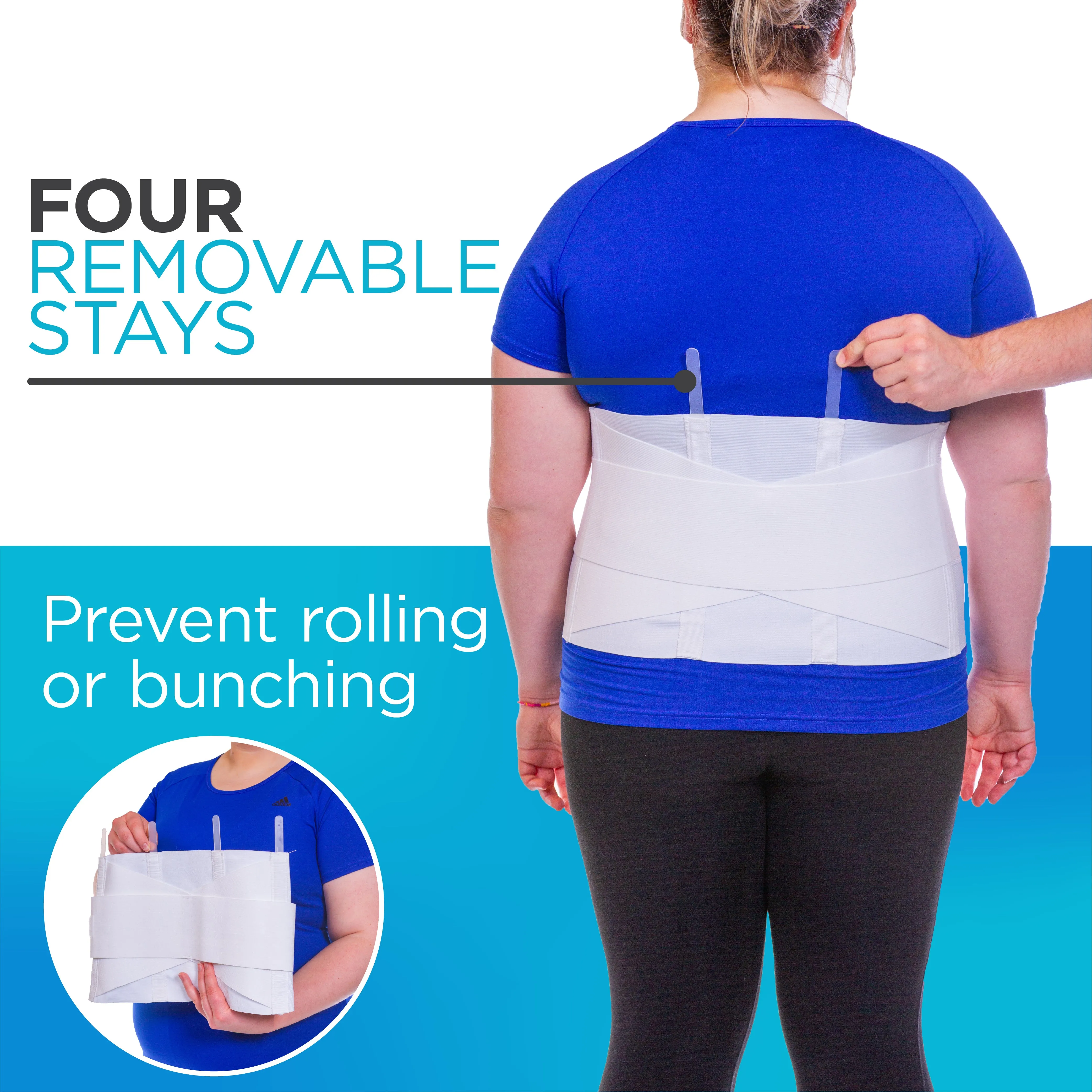 Plus Size Bariatric Back Support Belt Girdle for Obesity Low Back and Hip Pain Relief