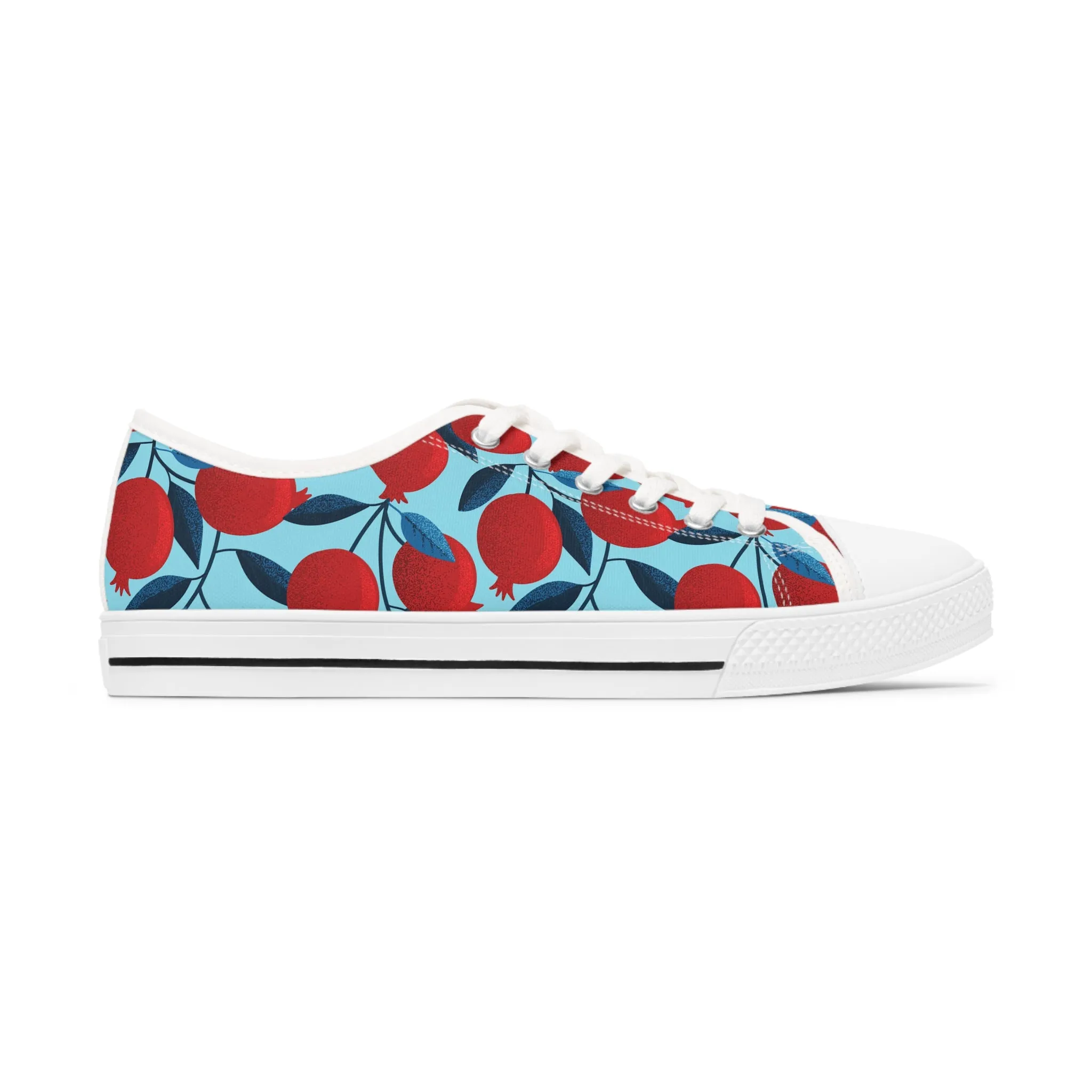 Pomegranate Women's Low Top Sneakers