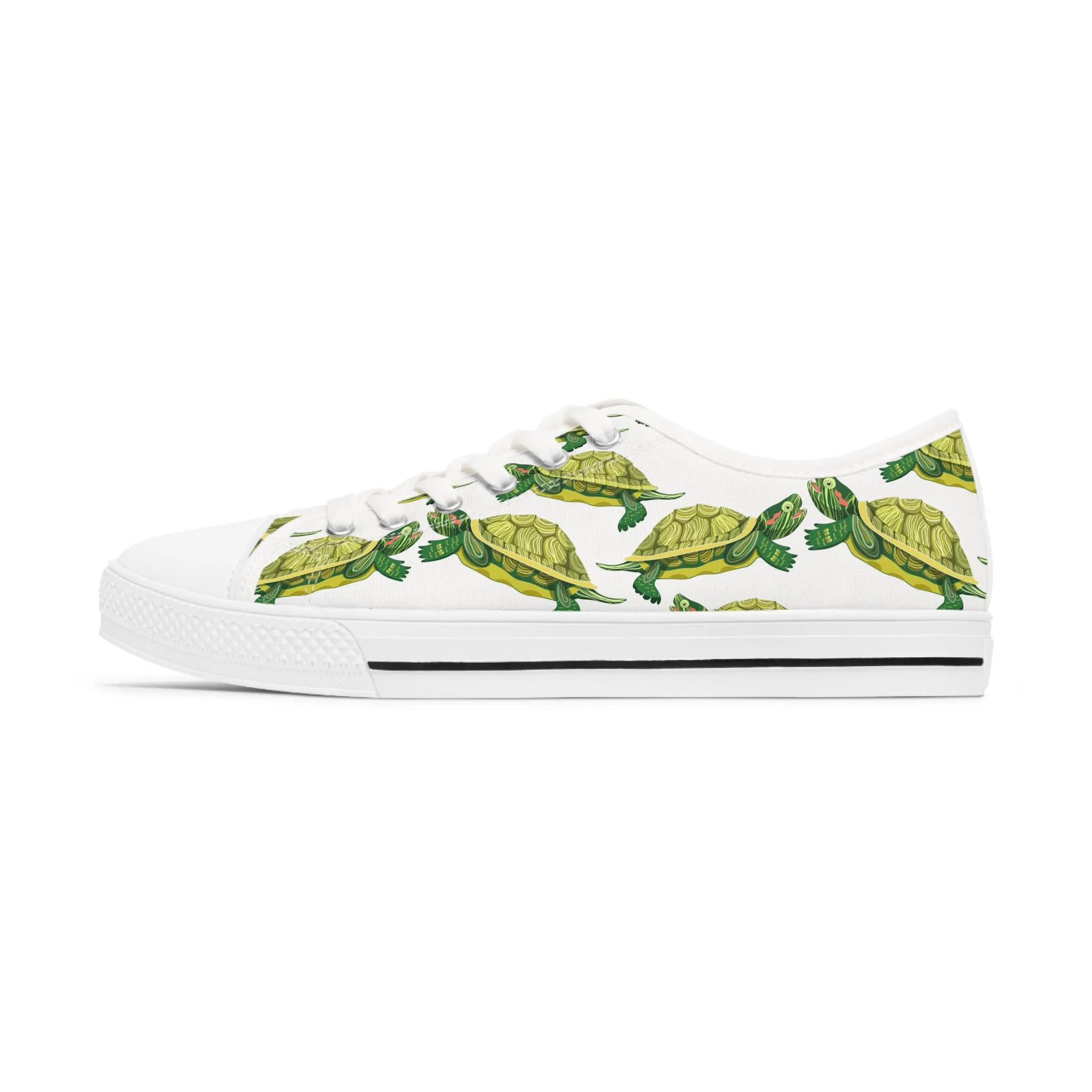 Pond Turtle Women's Low Top Sneakers