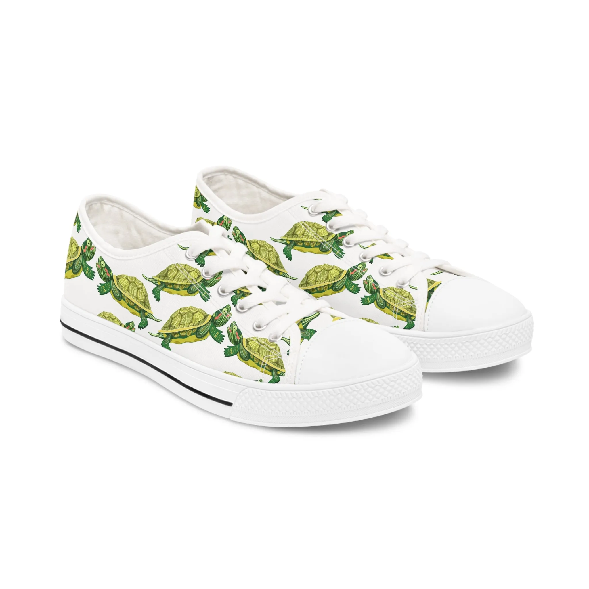 Pond Turtle Women's Low Top Sneakers