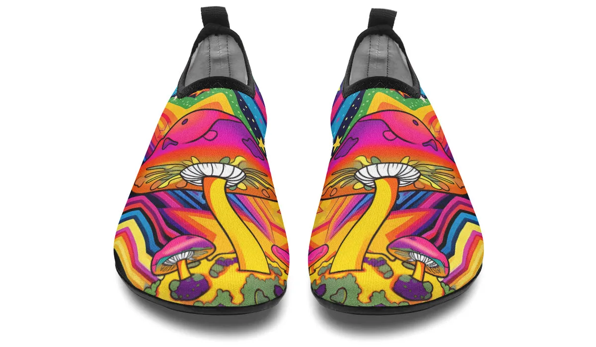 Psychedelic Mushies Water Shoes