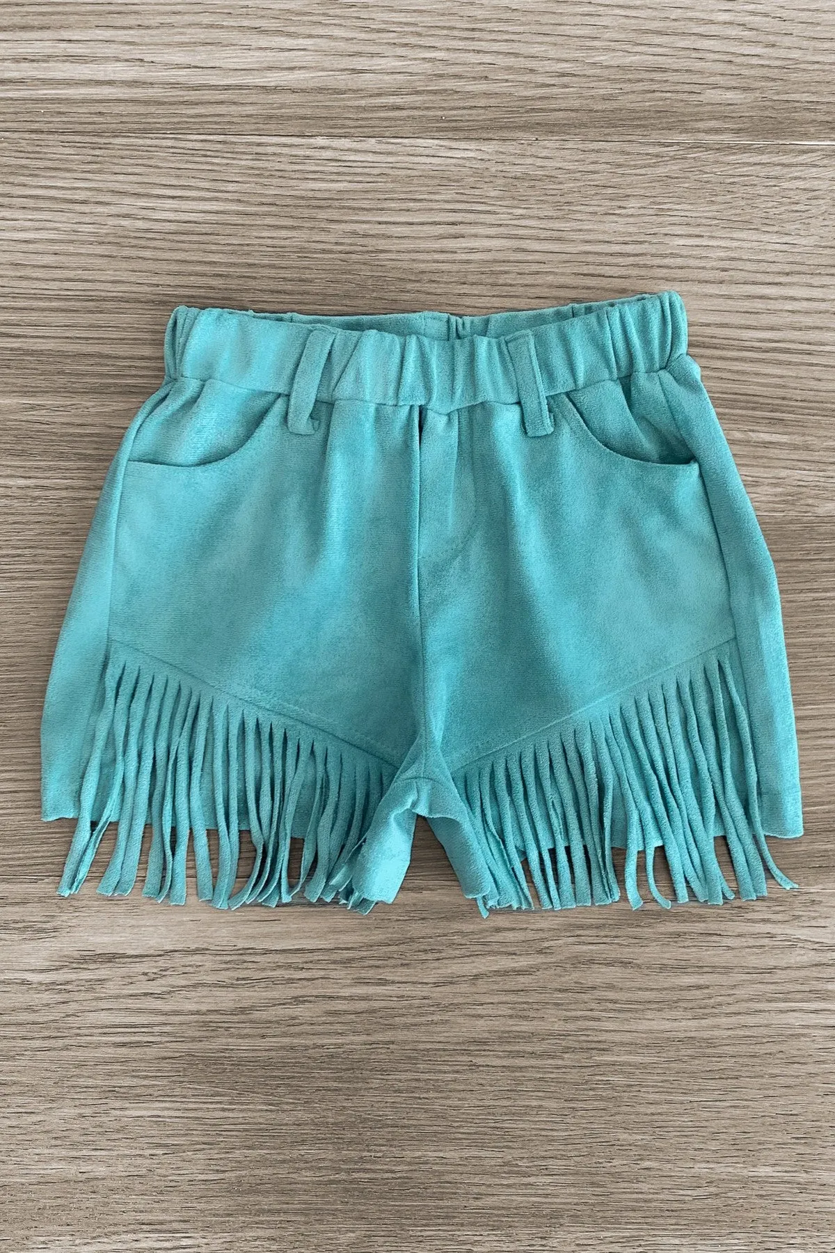 "Stay Wild" Mint Suede Short Set