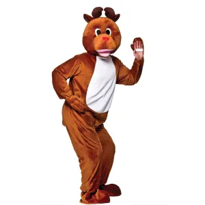 Reindeer Adults Full Body Mascot Events Fancy Dress Costume