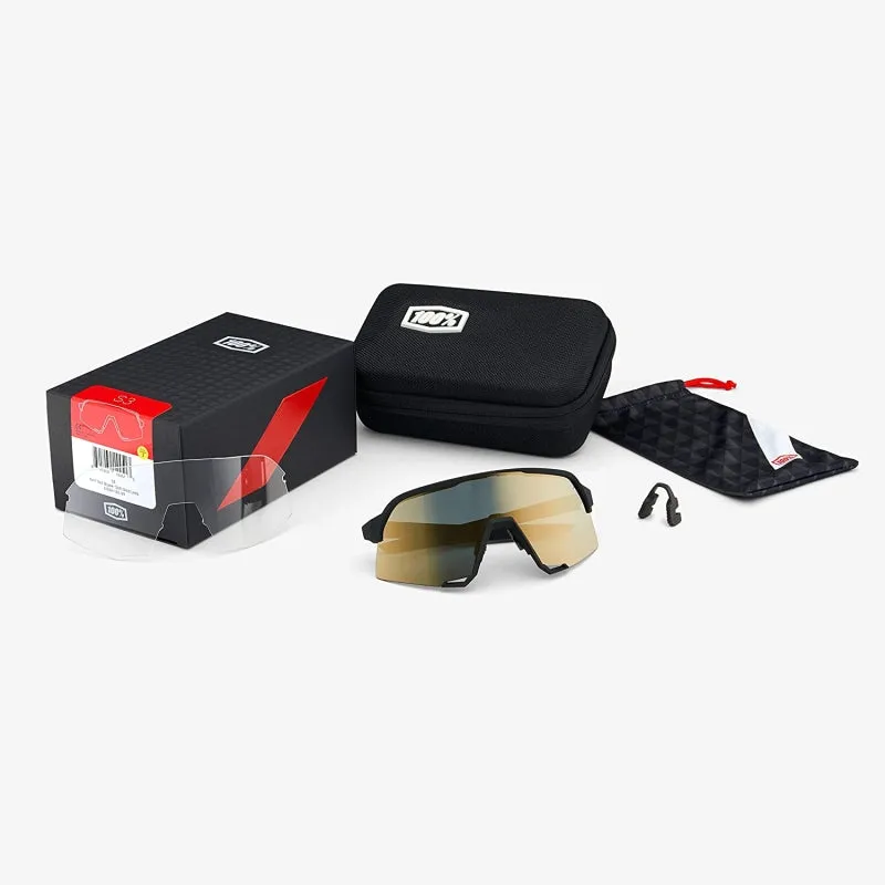 Ride 100 S3 Sunglasses Matte Cool Grey/Smoke Lens Clear Lens Included