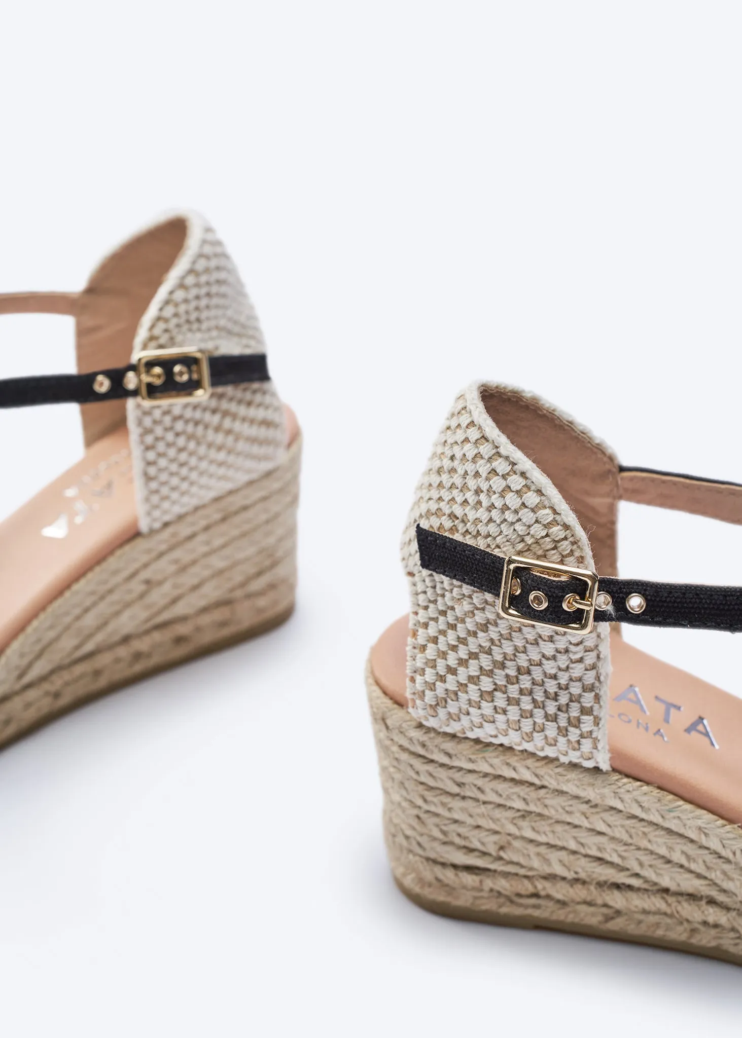 Sacova Canvas Espadrille Sandal Wedges