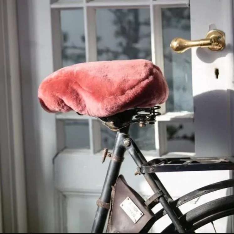 Sheepskin Bicycle Seat Cover