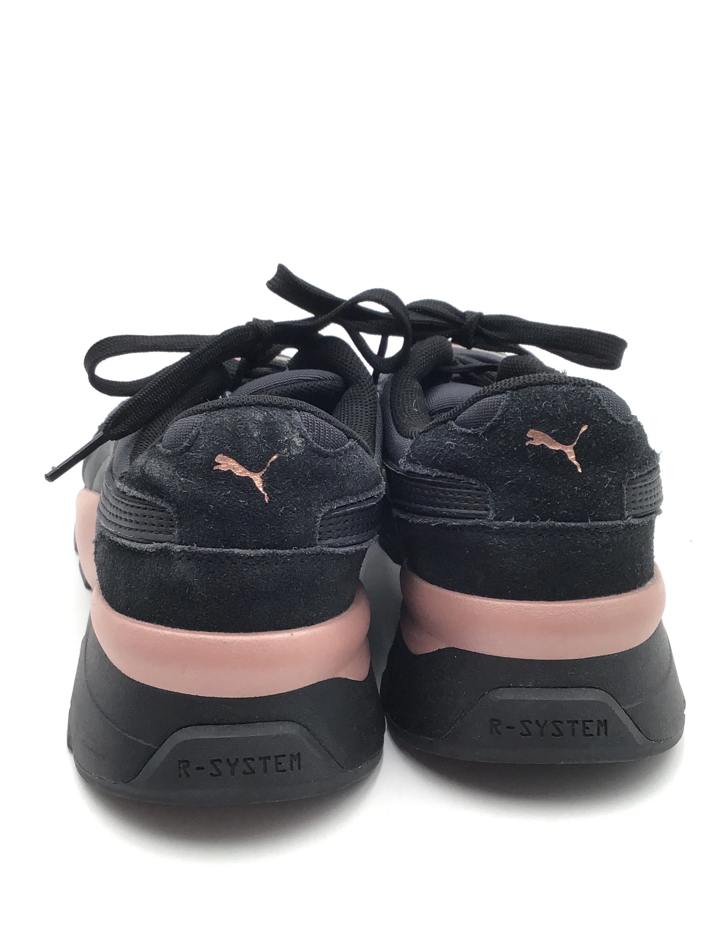 Shoes Athletic By Puma In Black & Pink, Size: 6.5