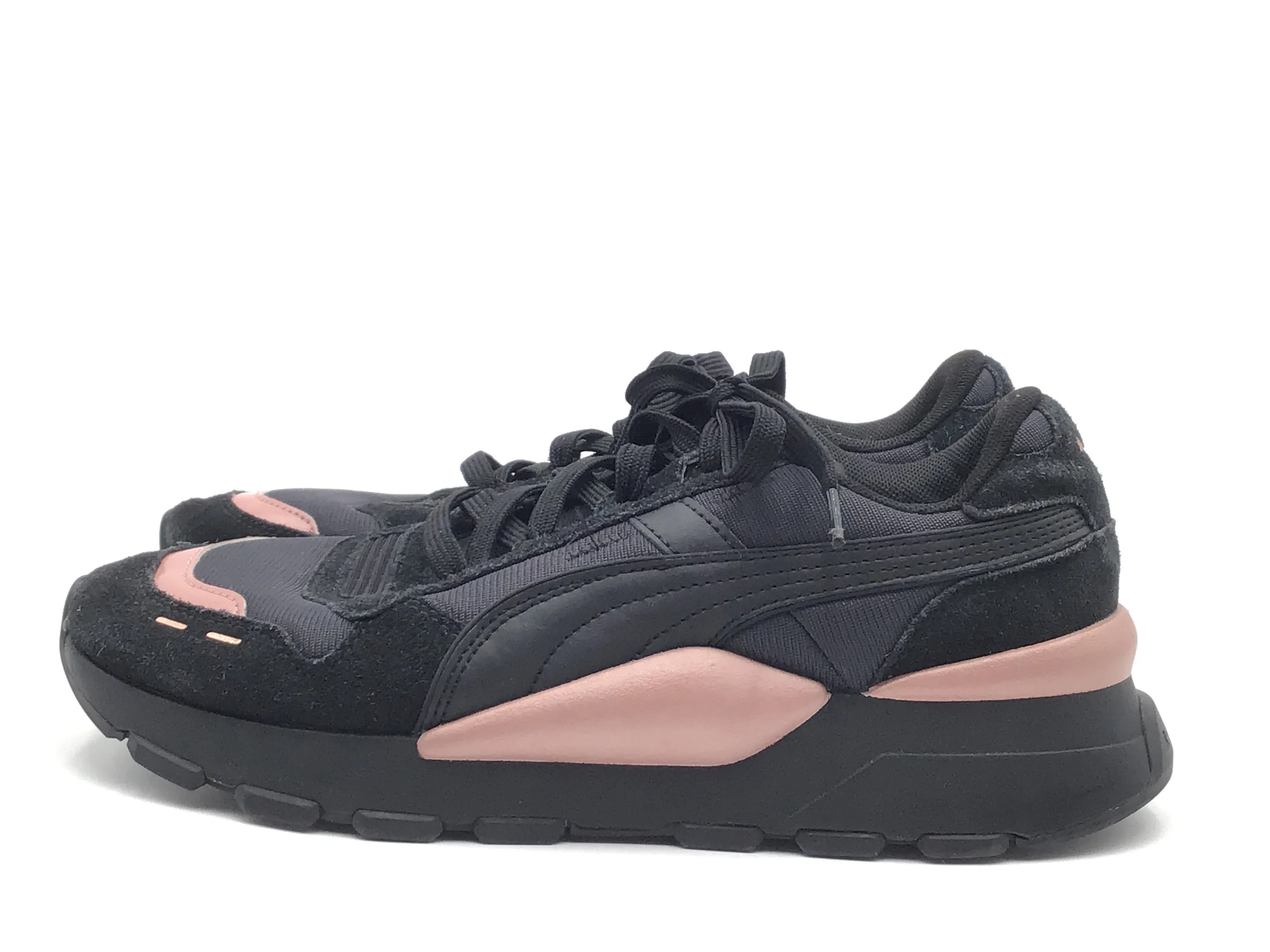 Shoes Athletic By Puma In Black & Pink, Size: 6.5