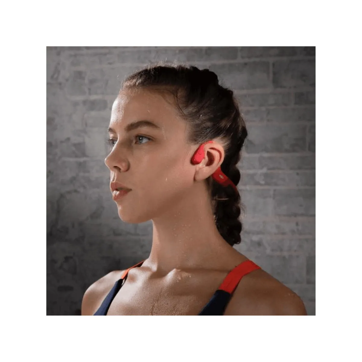 Shokz OpenRun Wireless Headphones Red