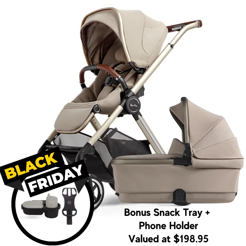 Silver Cross Reef 2 with Carrycot   FREE Phone Holder and Snack Tray