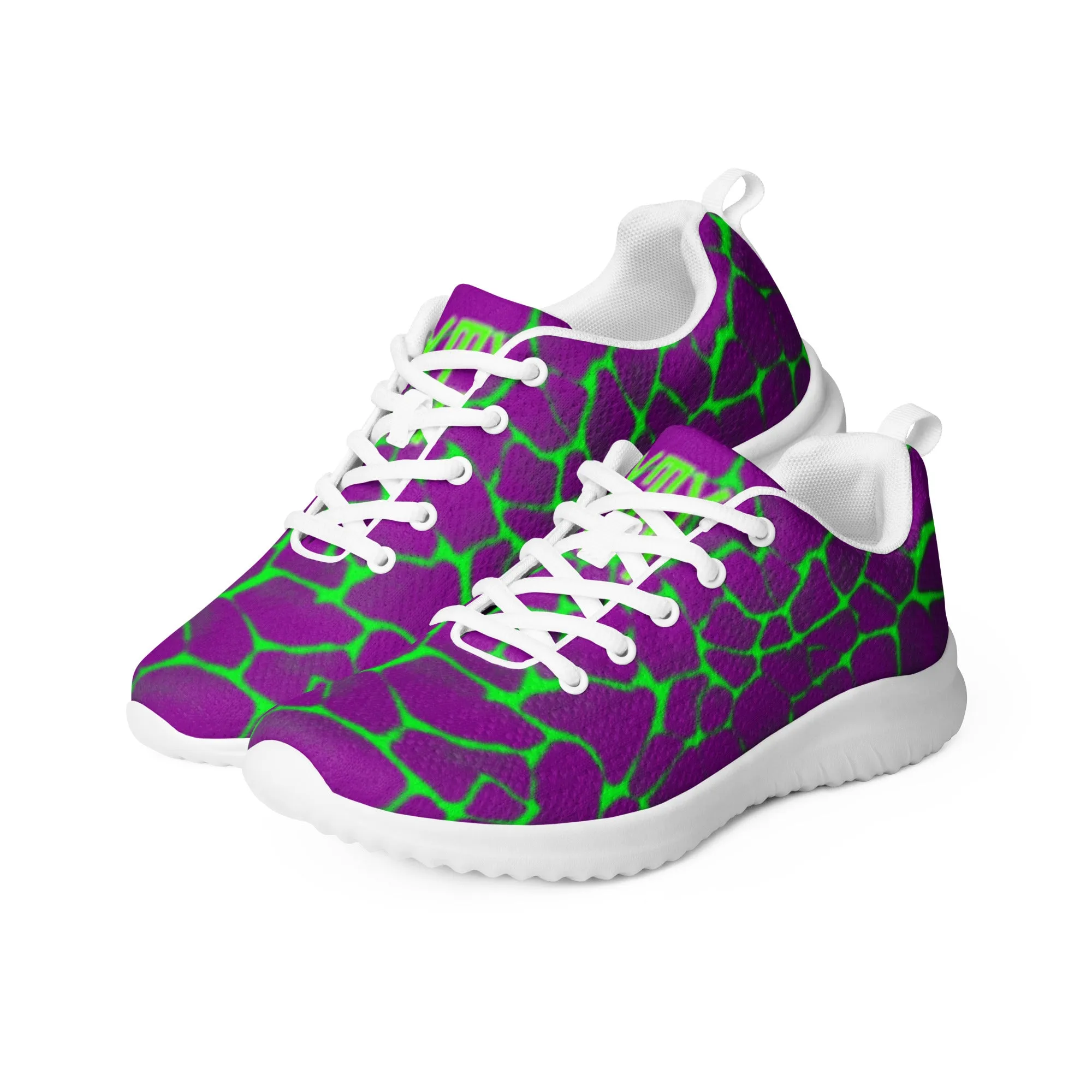 Sixty Eight 93 Lime Green & White Boa Purple Lime Women’s Athletic Shoes