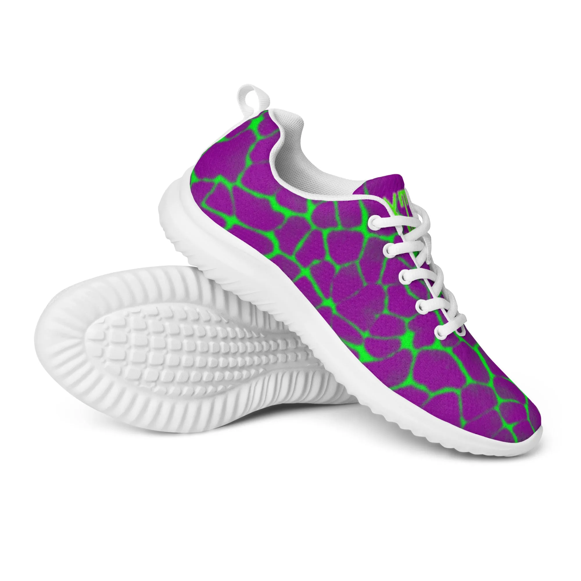 Sixty Eight 93 Lime Green & White Boa Purple Lime Women’s Athletic Shoes