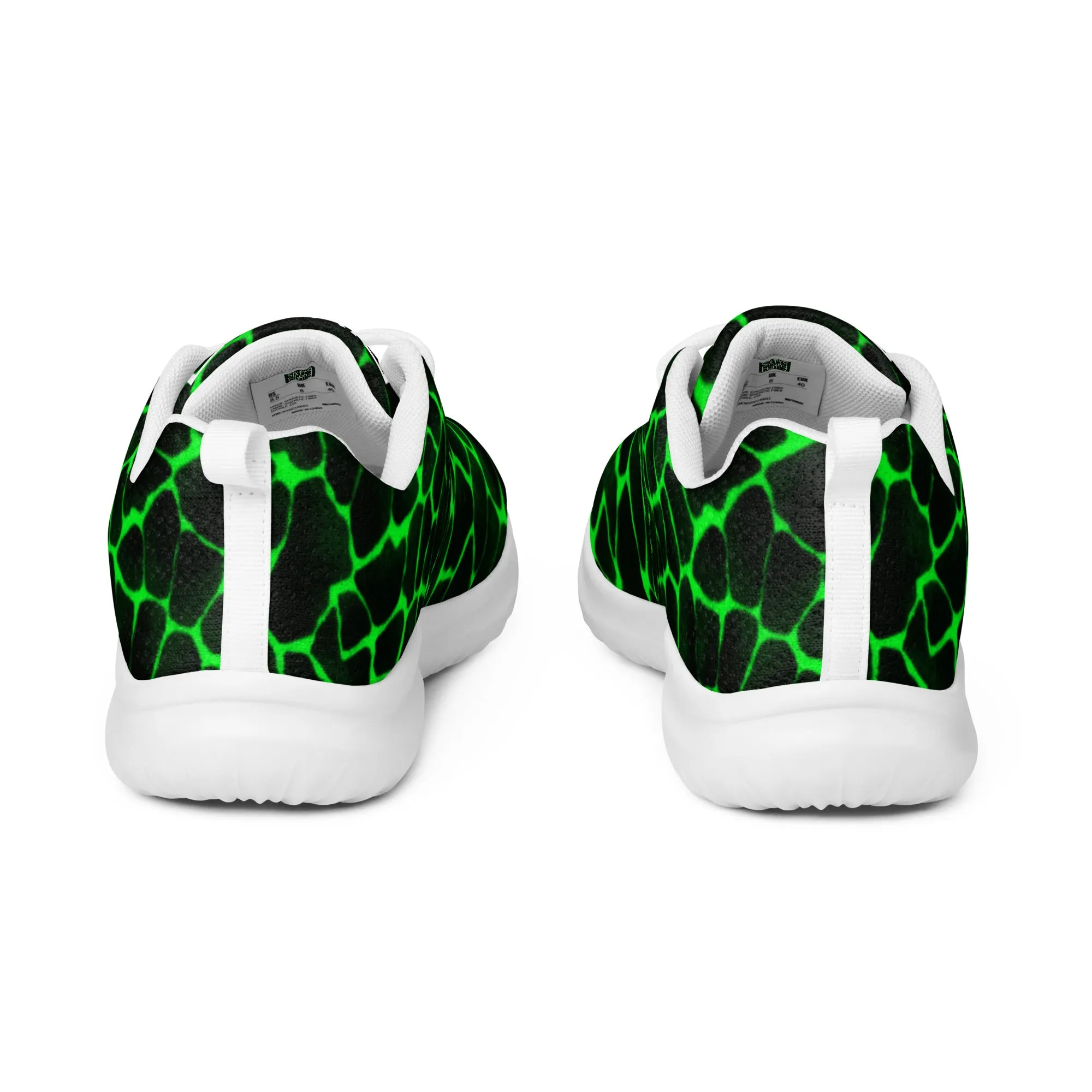 Sixty Eight 93 Logo White Boa Lime Green Men’s Athletic Shoes