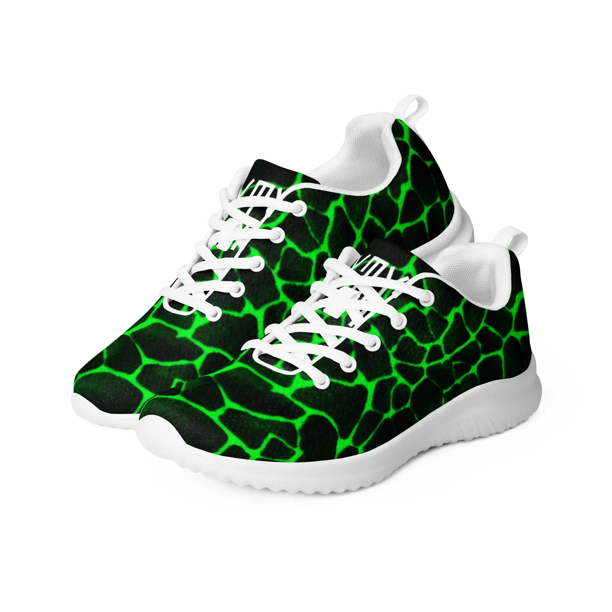 Sixty Eight 93 Logo White Boa Lime Green Men’s Athletic Shoes