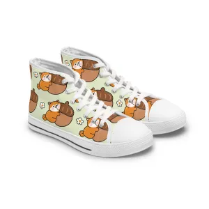 Squirrel Women's High Top Sneakers