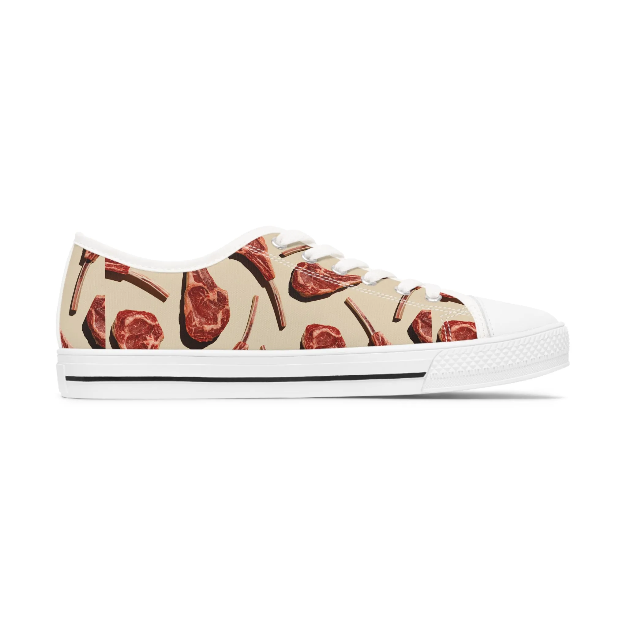 Steak Women's Low Top Sneakers