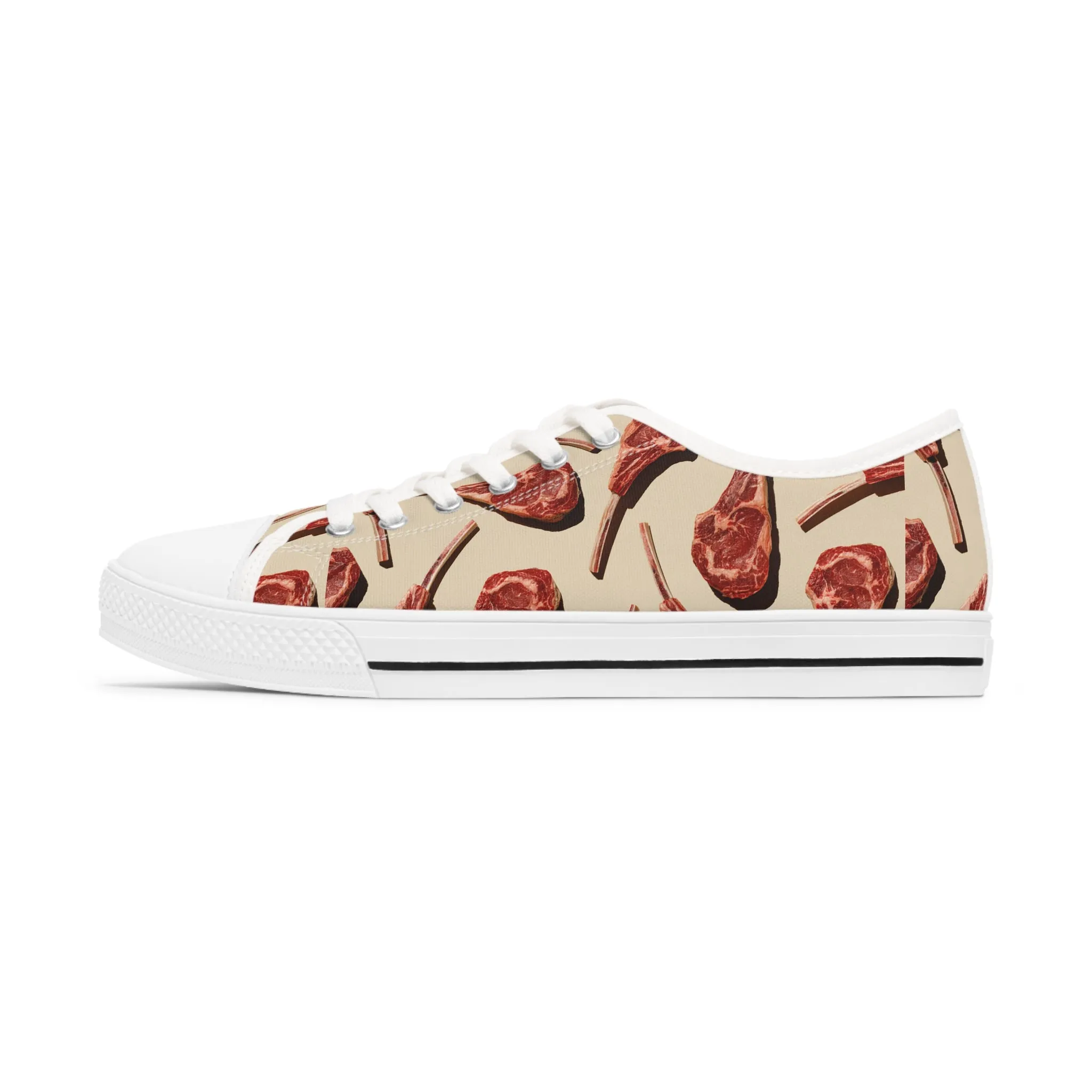 Steak Women's Low Top Sneakers