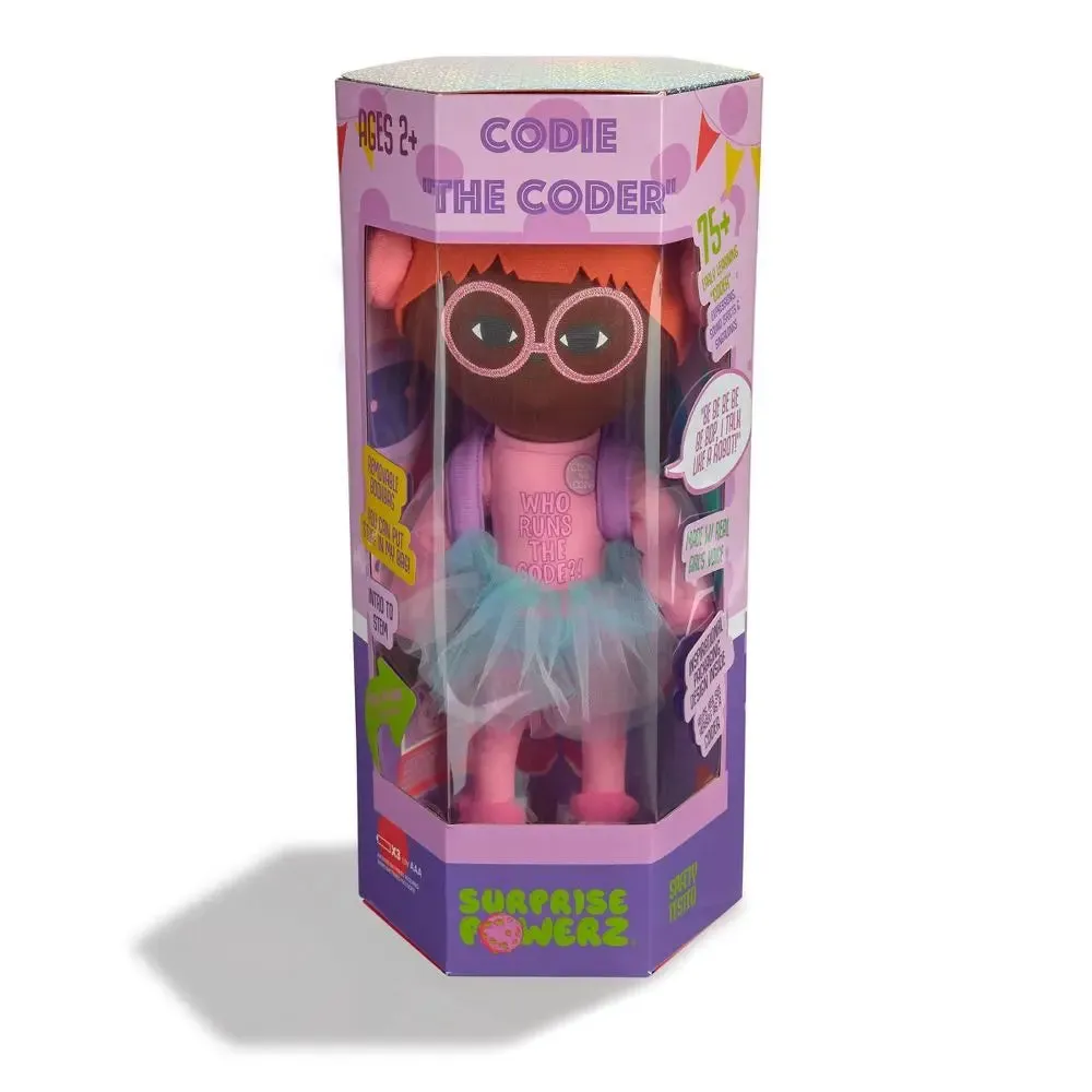 Surprise Powerz Codie the Coder Interactive STEM Doll 75  Phrases Coding Skills