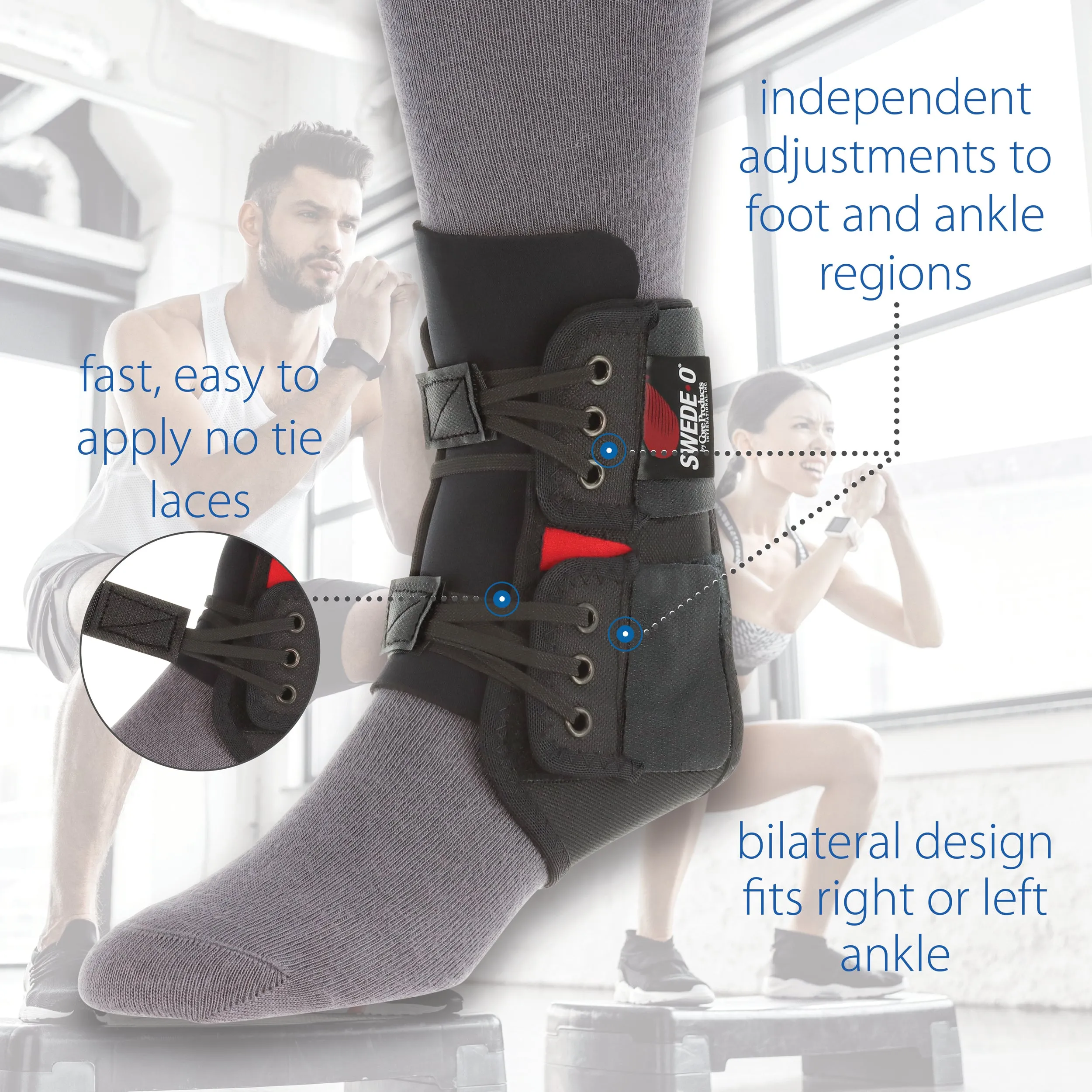 Swede-O PowerWrap Ankle Brace