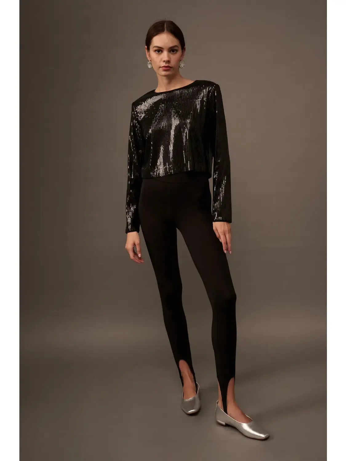 The Selina Liquid Sequin Top