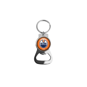 The Sports Vault NHL Edmonton oilers Keychain Bottle Opener