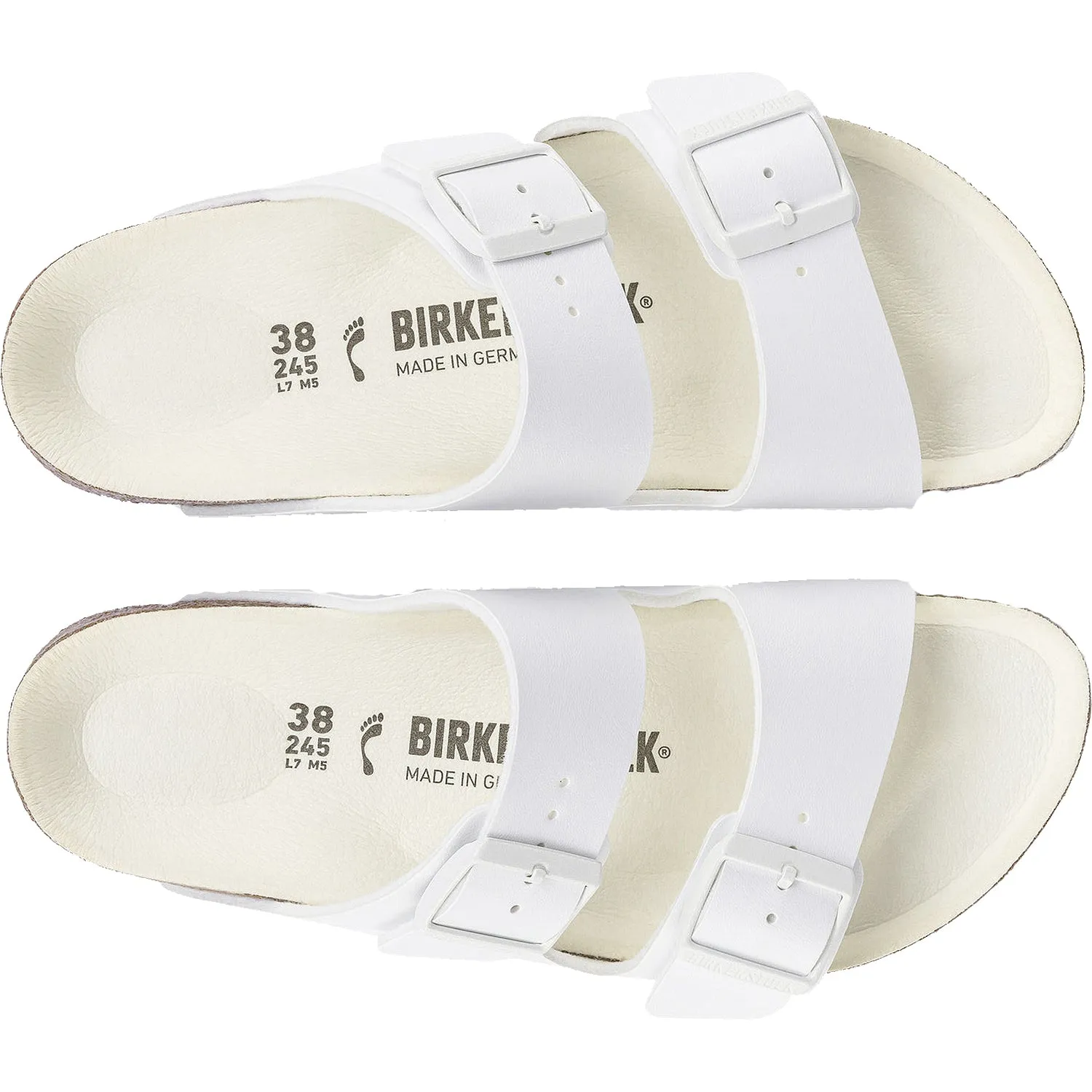 Unisex Birkenstock Arizona White Birko-Flor