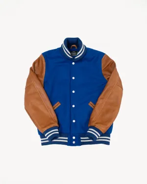 Varsity Jacket - Royal, Rust