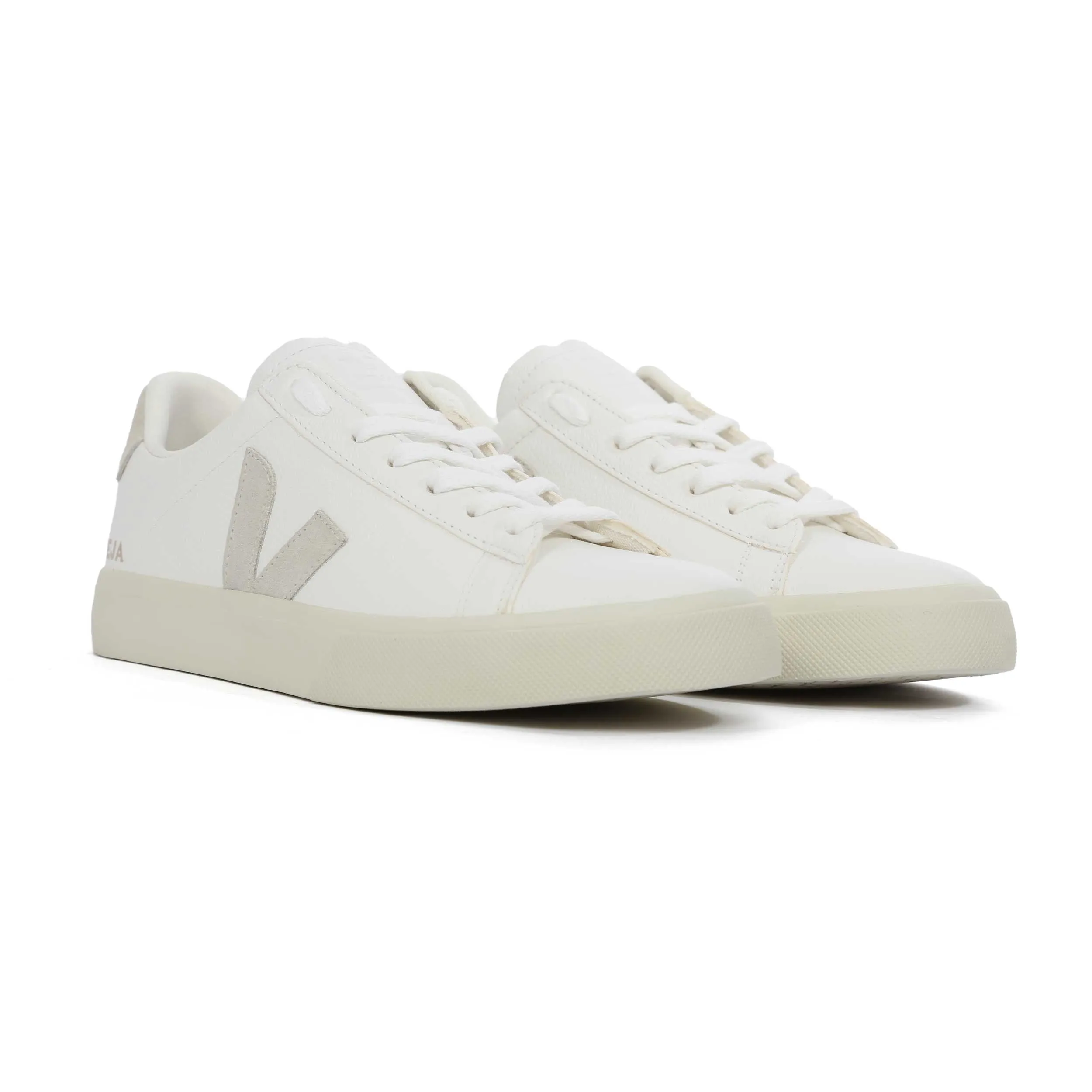 Veja Campo Trainer in Extra White & Natural Suede